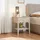 [en.casa] Nachtschrank Luspoo 50 x 40 x 40 cm Cremeweiß