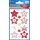 Avery Zweckform Adventskalender Zahlen 24 Sterne (Made in Germany, Aufkleber Weihnachten, Papier, selbstklebend, Sternenzahlen, Adventskalender, Adventszahlen Nr. 1-24, Weihnachtskalender) 52890