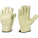 strongHand Fahrerhandschuh Driver, Rind nappa, Gr.10, grün/beige