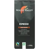 Mount Hagen Espresso ganze Bohnen 1000 g
