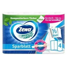 Zewa Küchenrolle Wisch & Weg Sparblatt 2-lagig 4 Rollen