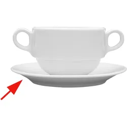 Caterado 6 x MERIDIAN Suppen-Untertasse, 16cm,