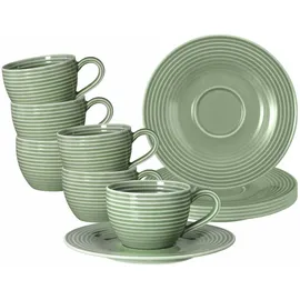 SELTMANN WEIDEN Beat Color Glaze Espressotasse 0,1 l Salbeigrün 6 St.