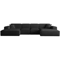 Fun Möbel Wohnlandschaft U-Form, CELES PREMIUM XS in Stoff