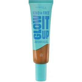 Rimmel London Kind & Free GLOW IT UP Feuchtigkeitsspendender Teint, 503 Mocha, beruhigt empfindliche Haut, gutaussehende Wirkung, Feuchtigkeitsspendend, den ganzen Tag, 30 ml