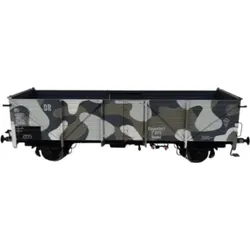 EXACT TRAIN EX20339 H0 Offener Güterwagen Klagenfurt Camouflage mit Holztür, DRG, Ep. II