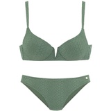 JETTE Bügel-Bikini, Damen grün, Gr.44 Cup C,