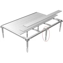 Biohort Fundamentrahmen 16 x 18,9 x 22,5 cm Silber