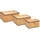 5five simply smart Simply Smart Aufbewahrungsbox 16 cm x 32,8 cm x 25,5 cm 3-tlg. braun