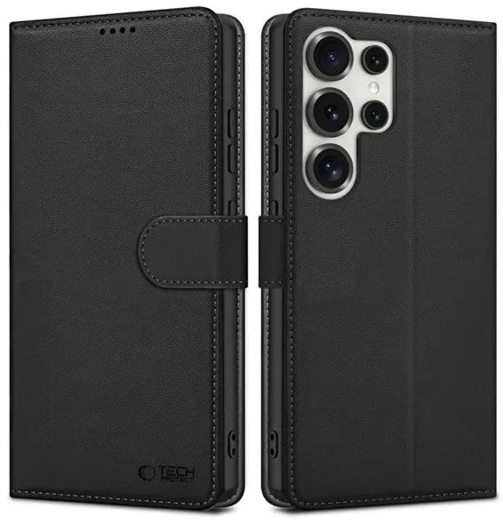 Wallet Case for Samsung Galaxy S25 Ultra - Black