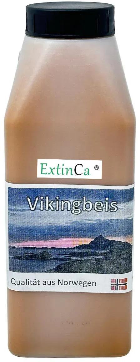 ExtinCa® Vikingbeis Holzschutzlasur auf Wasserbasis - Made in Norway - 1 Liter