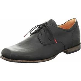 THINK! GURU chromfrei gegerbte nachhaltige Halbschuhe, schwarz 0010