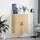 vidaXL Hängeschrank, Sonoma Eiche, Holz, Strukturbuche, 2 Fächer, Rechteckig, 69.5x90x34 cm, Badezimmer, Badezimmerschränke, Hängeschränke
