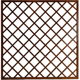 Andrewex Sichtschutzzaun-Element Nancy Braun 180 cm x 180 cm