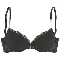 LASCANA Push-up-BH Damen schwarz Gr.90A