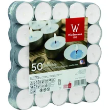 Wiedemann Teelichter 39 mm 50 St. weiß