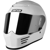 Simpson Speed Solid, Integralhelm - Weiß - L