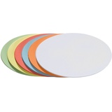 Franken Moderationskarten Oval, 190 x 110 mm, 500 Stück, farblich sortiert, UMZ 1119 99