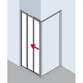 Kermi Nova 2000 Gleittür 3-tlg. (Typ ST3