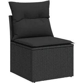 vidaXL Gartensessel 55 x 62 x 69 cm schwarz 4 St.