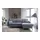 miuform Eckcouch Polyester 4-Sitzer Hellgrau