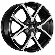 itWHEELS Mira 6,5 x 16 4 x 108 ET25 MB65,1 Schwarz Poliert