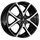 itWHEELS Mira 6,5 x 16 4 x 108 ET25 MB65,1 Schwarz Poliert