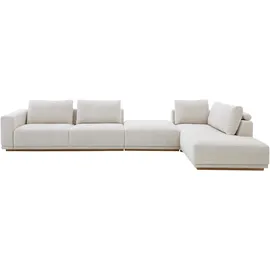 Musterring Wohnlandschaft Polyester 3-Sitzer Beige