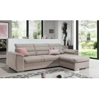 Fun Möbel Ecksofa Schlafsofa PASCARA XS in Stoff Esito