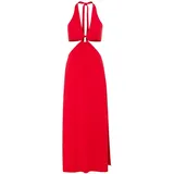 lscn by lascana Neckholderkleid Maxikleid Rot 46