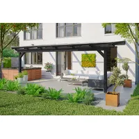 SKANHOLZ Skan Holz Terrassenüberdachung Ancona aus Leimholz o. Mittelpfosten