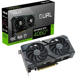 Asus Dual GeForce RTX 4060 Ti OC16 GB GDDR6 90YV0JH0-M0NA00