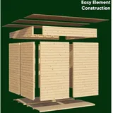 Gerätehaus Alster Gerätehaus aus Holz, Geräteschrank mit 19 mm Wandstärke, Gartenhaus mit Montagematerial - Alpholz