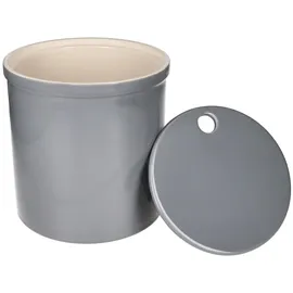 Mambocat Oskar Vorratsdose L in Grau Kartoffeltopf mit Deckel Aufbewahrungsbox Ton