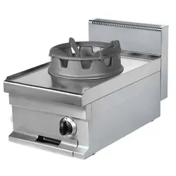 1-Flammen-Gas-Wok-Kocher 16kW 400x700x290mm