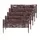 Kadax Palisade 60 x 20 cm 5 Stück braun