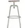 JAN KURTZ Barhocker Paris Metall und Multiplex, modern höhenverstellbar, taupe, robust und pflegeleicht