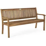 Bizzotto Gartenbank »Noemi«, Holz, 3-Sitzer, BxHxT: 158 x 88 x 60 cm - braun