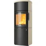 Kaminofen HARK 44-5.5 GT ECOplus 8 kW - Ofenkacheln: Quarz-Weiß - Korpus: graphit