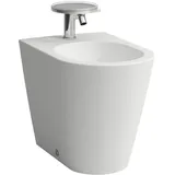 Laufen Kartell Standbidet 1 Hahnloch, 370x545x430mm, H8323317573021, Farbe: Snow weiß matt