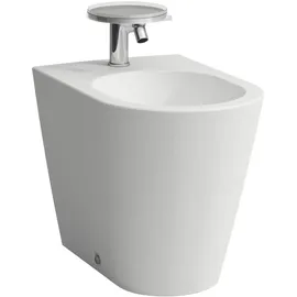 Laufen Kartell Standbidet 1 Hahnloch, 370x545x430mm, H8323317573021, Farbe: Snow weiß matt