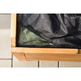 Primaster Aufbewahrungsbox Borneo 127 x 48 x 62,5 cm Schwarz