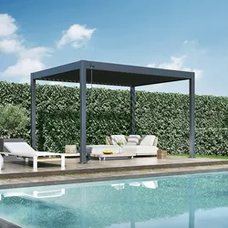 Weide Classic | Pergola Aluminium freistehend | 3 x 4 M | Lamellendach anthrazit