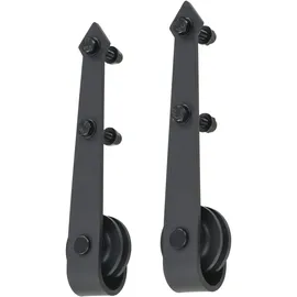 vidaXL Kiefer Schiebetür rechts 80 x 210 cm braun