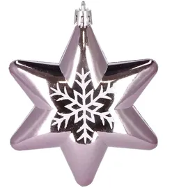 SPRINGOS Weihnachtskugeln 77 Stück, Rosa, bruchsicher, Baumschmuck, Weihnachten, Weihnachtsbaum-arrangement, Stilvoll