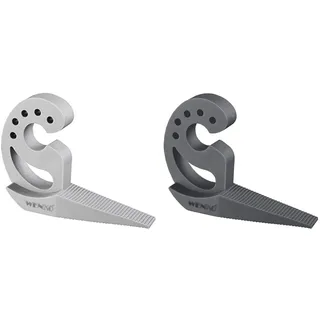 Wenko Fensterstopper Multi-STOP Grau, Klemmschutz & Türstopper und Fensterstopper Multi-STOP Anthrazit, Klemmschutz