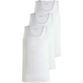 Boss Classic Ärmelloses Baselayer 3 Einheiten White 2XL