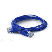 Wantec 7239 Netzwerkkabel Blau m Cat6a U/UTP (UTP)