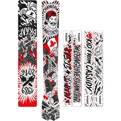 DYEDBRO Rahmenschutz Set matt | colorful Chainsaw Black