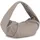 LES VISIONNAIRES Greta Essential Schultertasche Leder 43 cm grau
